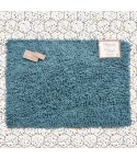 Tappeto bagno 100% cotone naturale Preziosa a pelo lungo tinta unita BAT.0007