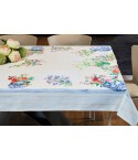 Tovaglia Vingi Tiffany cod.A01 con fiori cotone