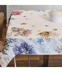 Tovaglia Vingi Tiffany cod.12 in cotone con stelle marine