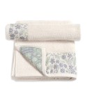 Vingi set asciugamani viso + ospite cotone Tiziana panna