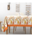 Tovaglia in cotone campanelle margherite Alba Vanilla Irge arancione