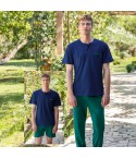 Pigiama uomo tris cotone pantalone lungo + pantaloncino Irge TU49