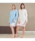 Camicia da notte serafino caldo cotone Nazareno Gabrielli D5005