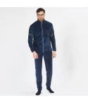 Pigiama uomo giacca aperta collo alto coral Nazzareno Gabrielli U5024