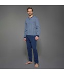Pigiama uomo 100% caldo cotone Ragno U837N1
