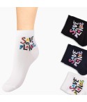 Calzini corti donna in cotone 3 paia Enrico Coveri Wonder-6 var. B