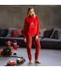 Pigiama donna natalizio in coral Irge XMASLC37