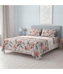 Completo Letto 100% cotone Made in Italy Zambaiti Bocciolo