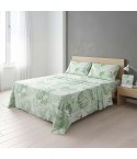 Completo Letto 100% cotone Made in Italy Zambaiti fronde