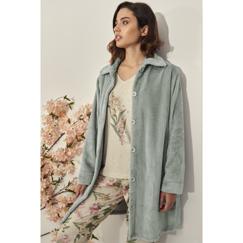 Giacca camera donna Admas 57414 aperta pile coral