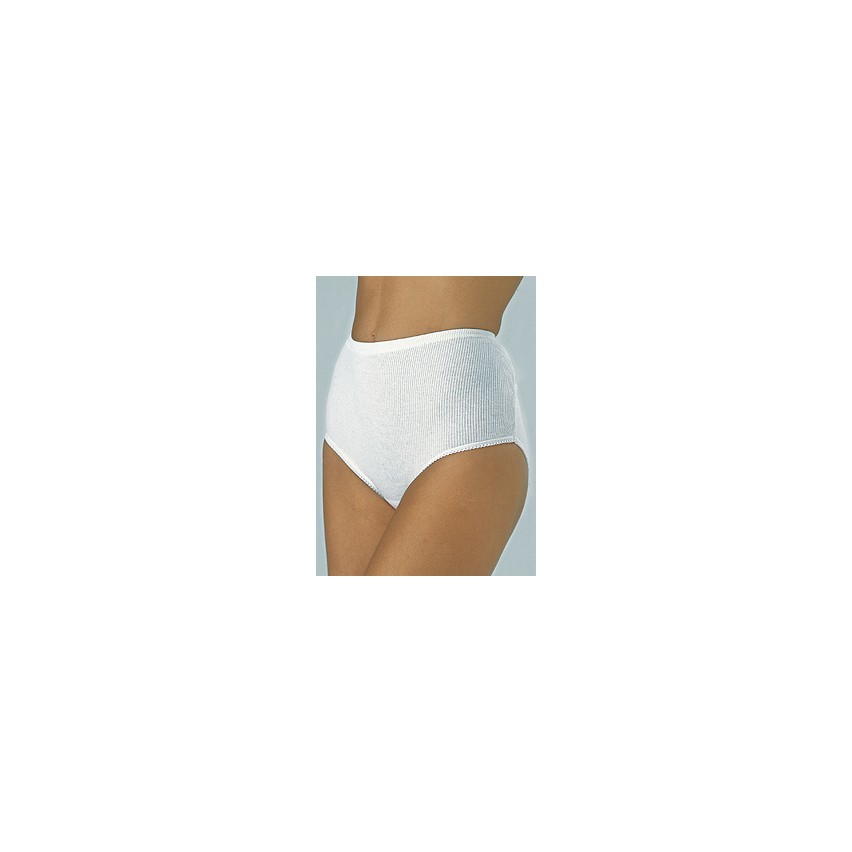 Mutande donna Henri 125 costina tradizionale cotone pizzo 6 pz