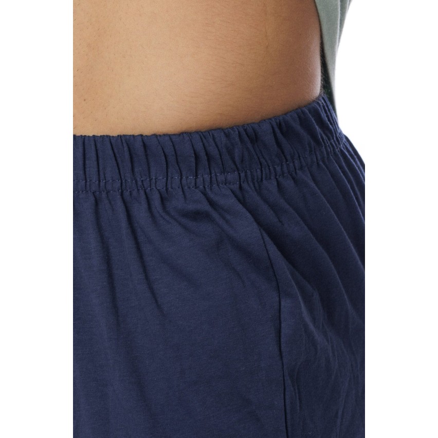 Pigiama uomo 100% cotone Cippi 0479-S23 salvia blu