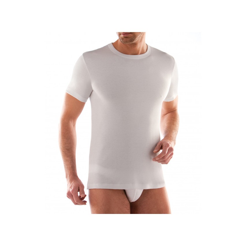 Maglia uomo girocollo mezza manica Liabel 0282823 100% caldo cotone 