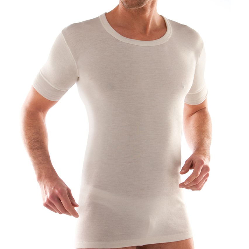 Maglia intima Liabel uomo girocollo mezza manica 80% lana 0516733