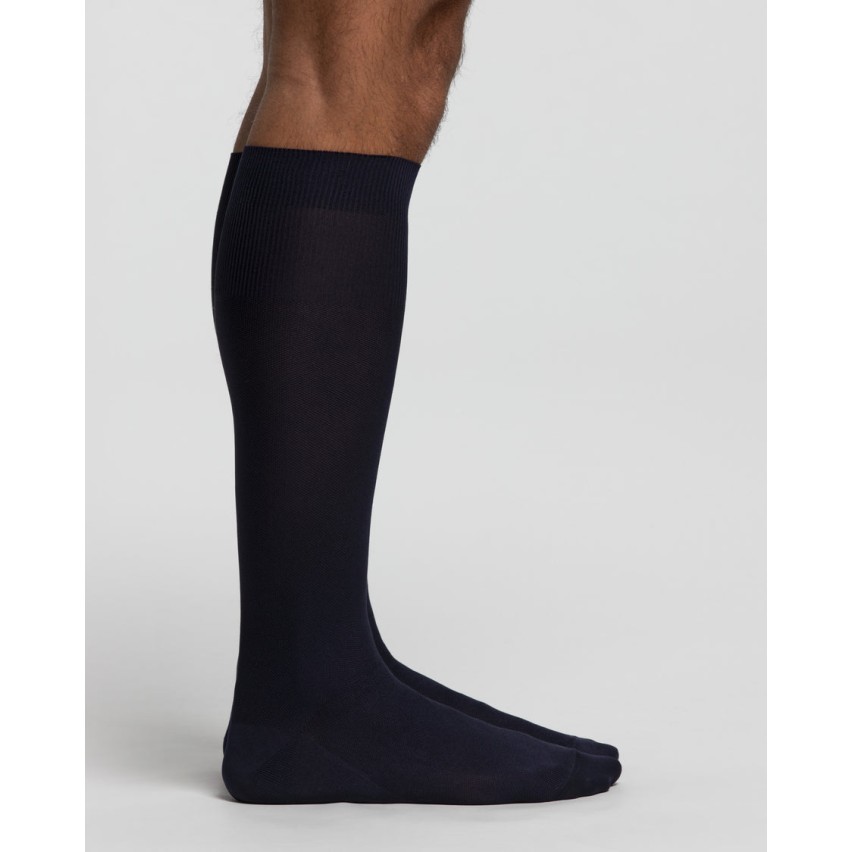 Calze uomo lunghe Pompea piquet 3 paia