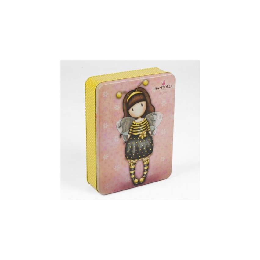 Camicia da notte bambina Santoro 51378 abitino cotone giallo