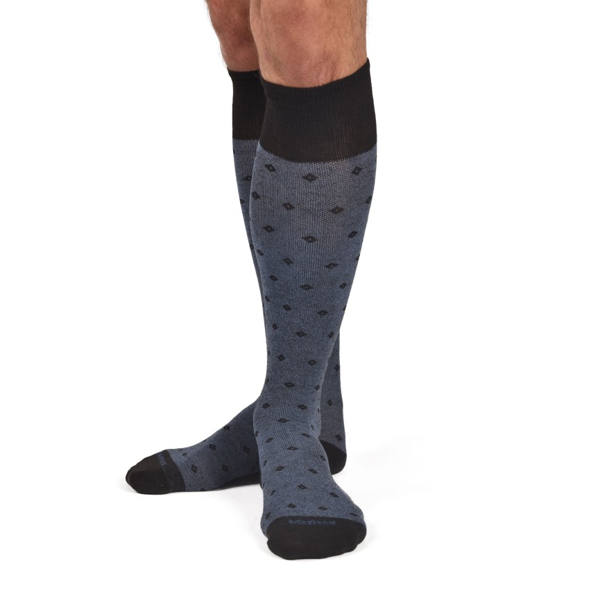 Calze lunghe invernali Meritex 1722 fantasia rombi 6 paia