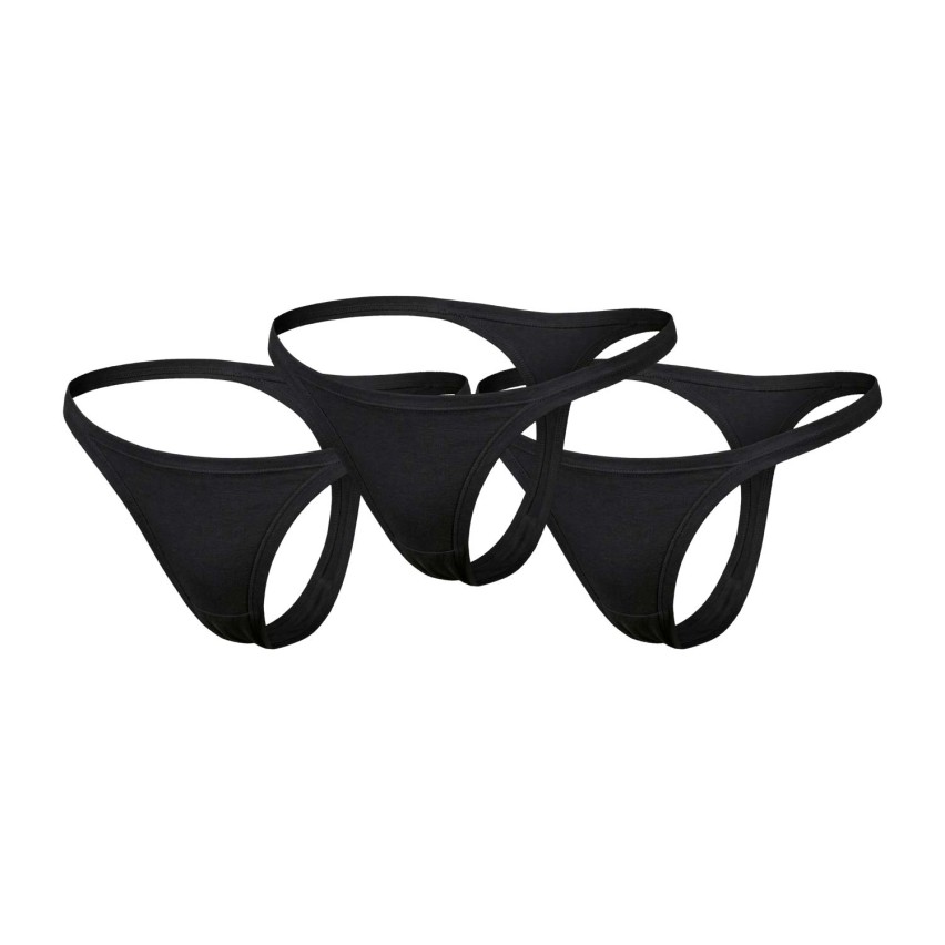 Tanga cotone bielastico pettinato Bluintimo 1810- 3 pezzi