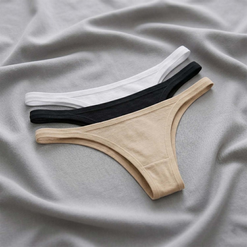 Tanga cotone bielastico pettinato Bluintimo 1810- 3 pezzi