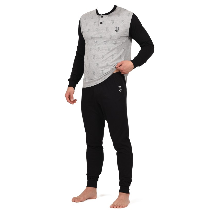 Pigiama bambino Juventus FC in cotone leggero bianconero PIGJ T20 2090