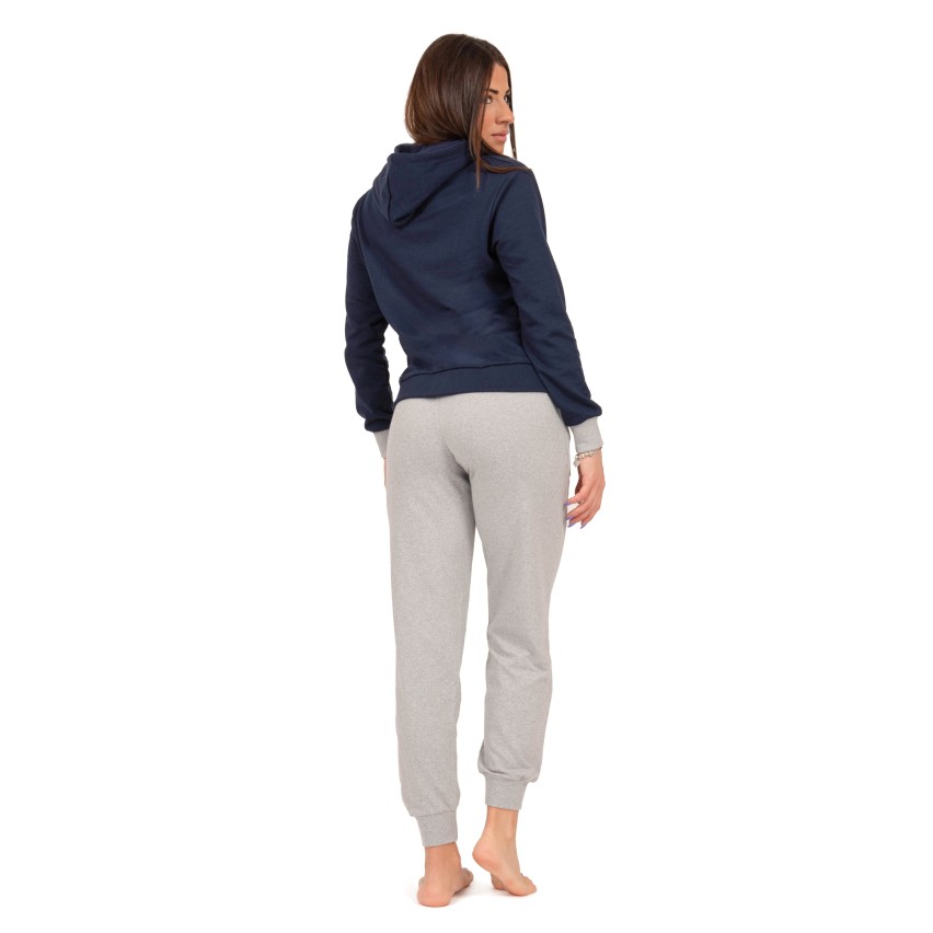 Tuta donna zip cappuccio cotone leggero Superga 24307