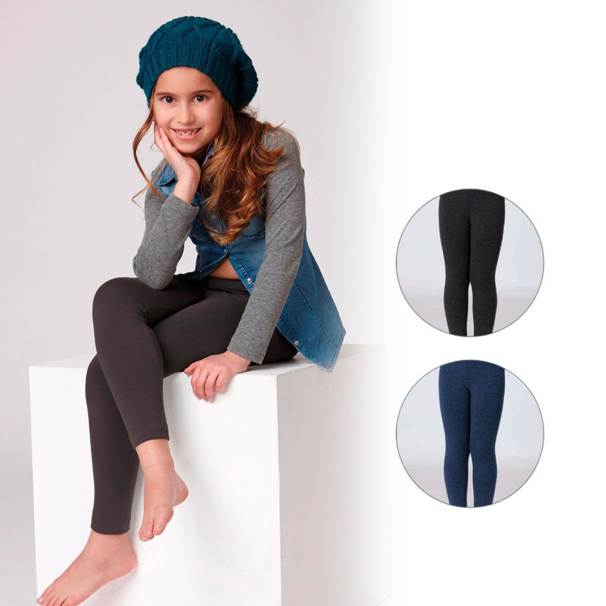 Leggings bambina Jadea 264 caldo cotone elasticizzato
