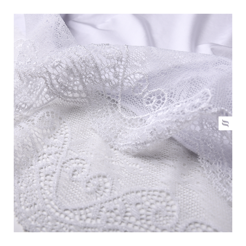 Sexy sottoveste + perizoma Obsessive miamor chemise e thong bianco sposa