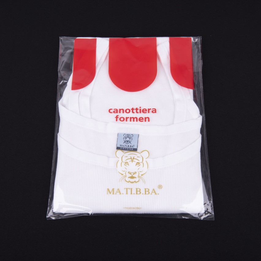 Canottiera uomo Matibba 300 spalla stretta cotone