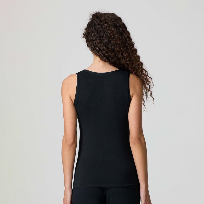 Canotta donna spalla larga micromodal elasticizzato Jadea 3187
