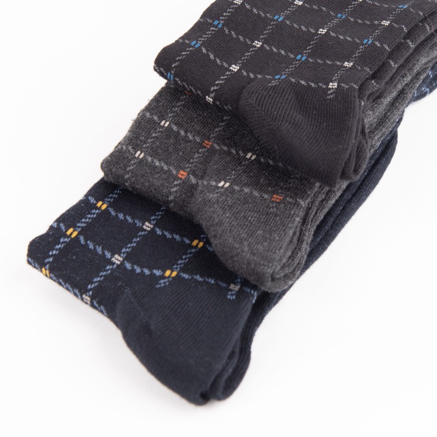 Calze uomo lunghe Enrico Coveri 326 var. C 3 paia