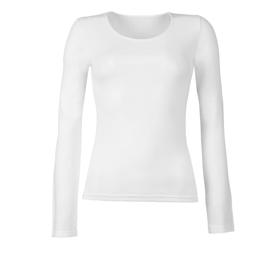 Maglia donna Cotonella 3503 manica lunga in caldo cotone elasticizzato