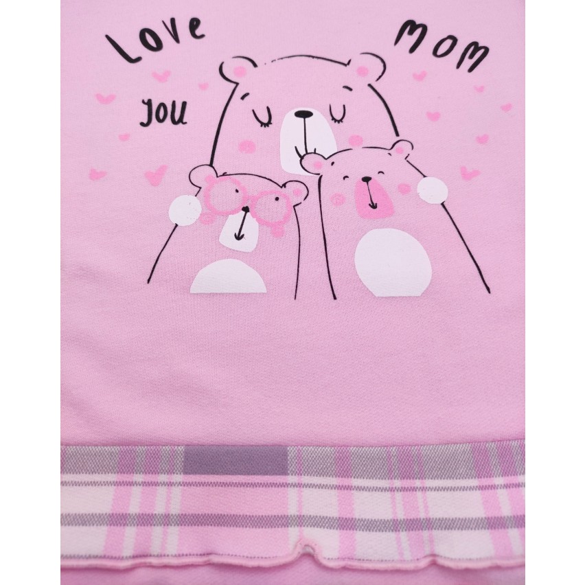 Pigiama neonata Gary H10022 in cotone felpato