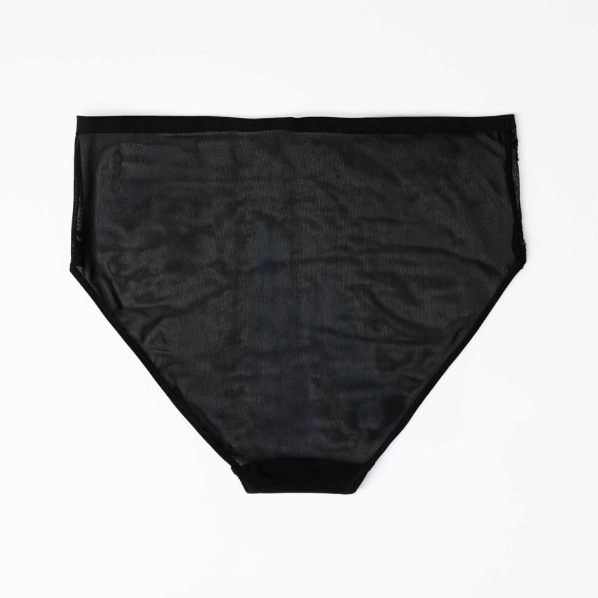 Slip donna in tulle semitrasparente e pizzo Admas 41712