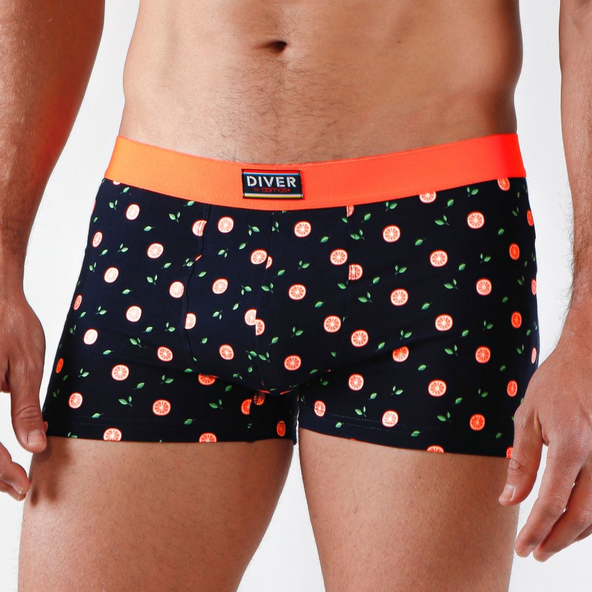Boxer agrumi fluo in cotone Admas 48381 2 pezzi