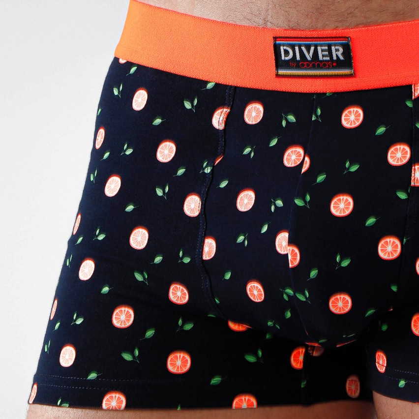 Boxer agrumi fluo in cotone Admas 48381 2 pezzi