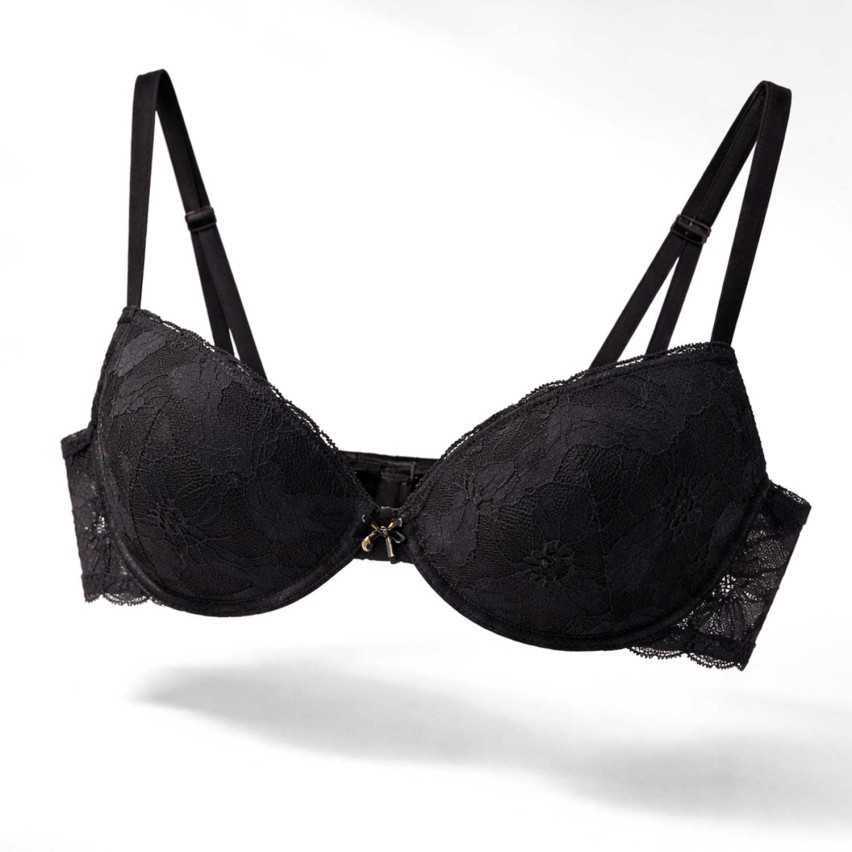 Reggiseno con push-up con pizzo floreale Jadea 4848
