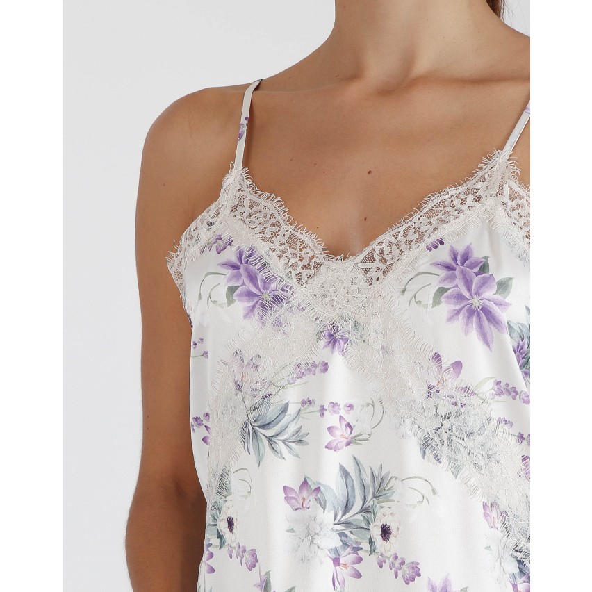 Camicia da notte donna Admas 51461 stampata