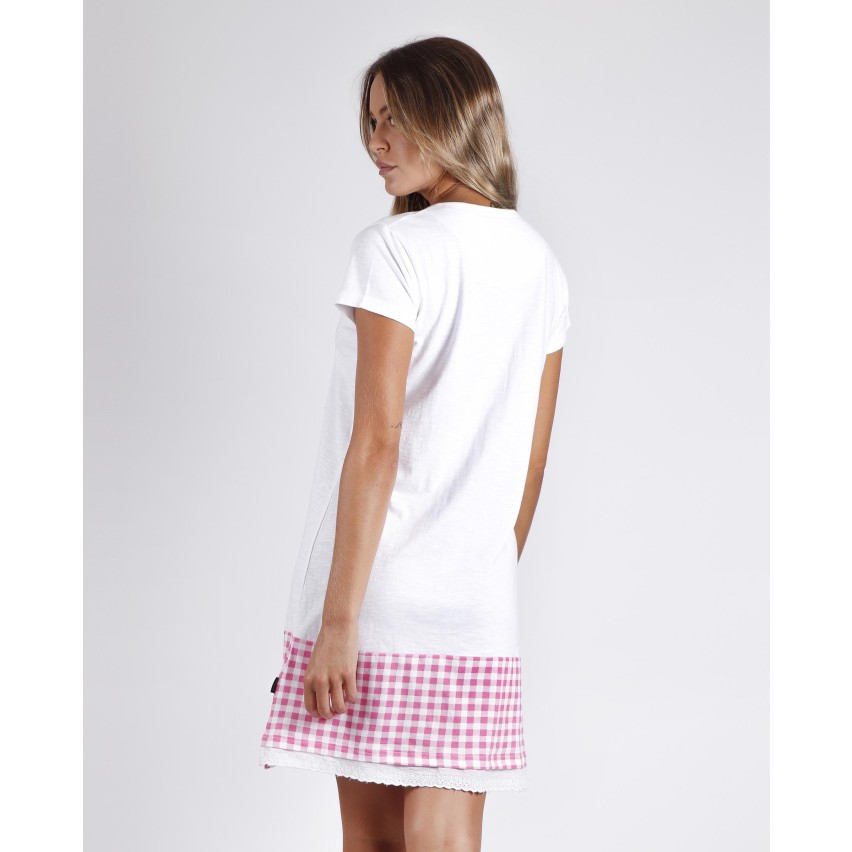 Camicia da notte donna estivo Santoro Gorjuss 51536 rosa
