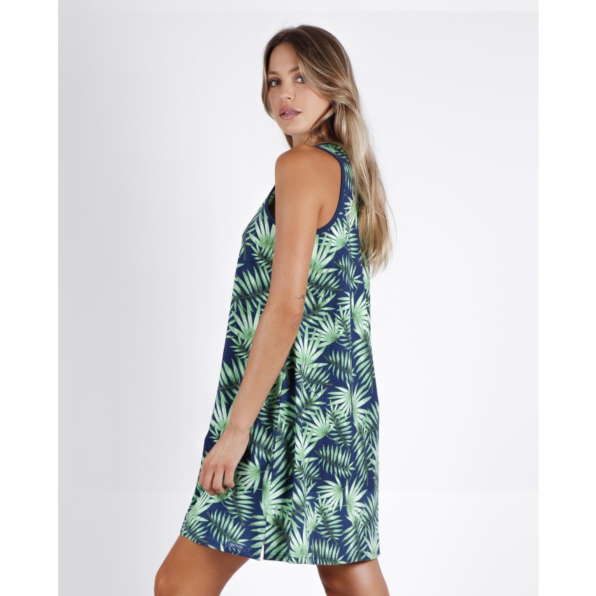 Camicia da notte vestitino donna estivo Admas 51538 navy