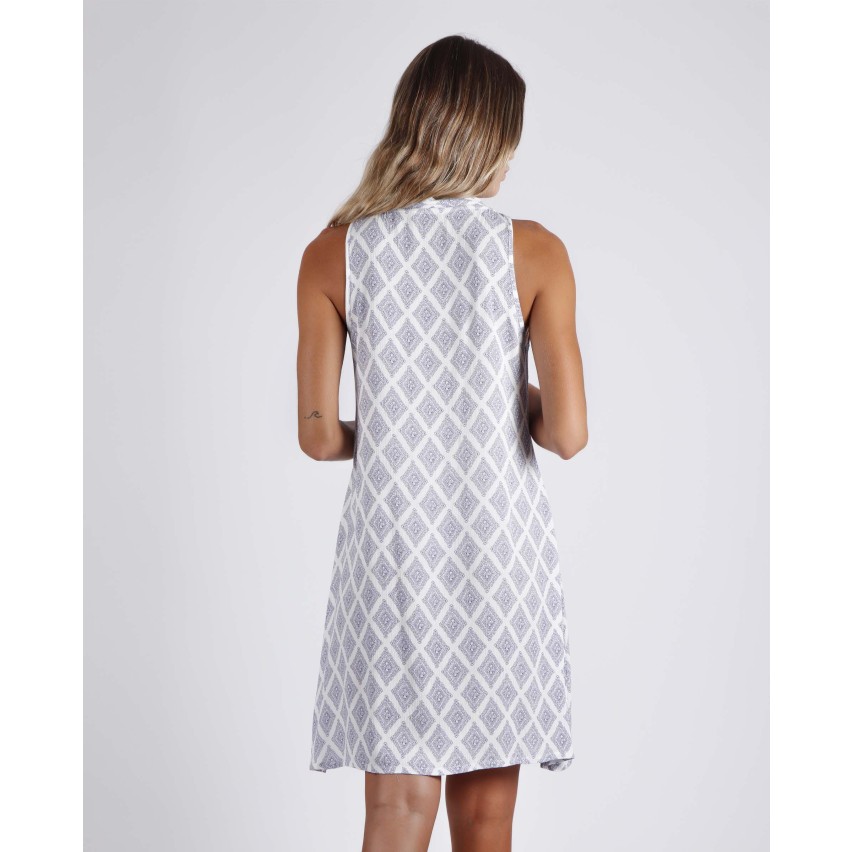 Camicia da notte abitino donna estivo Admas 51548 azul