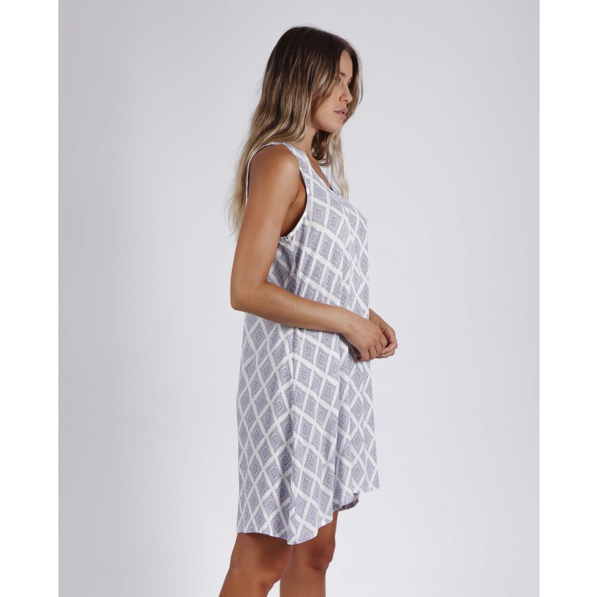 Camicia da notte abitino donna estivo Admas 51548 azul