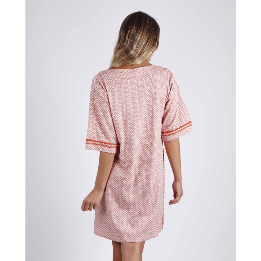 Camicia da notte vestitino donna estivo Admas 51563 arancione