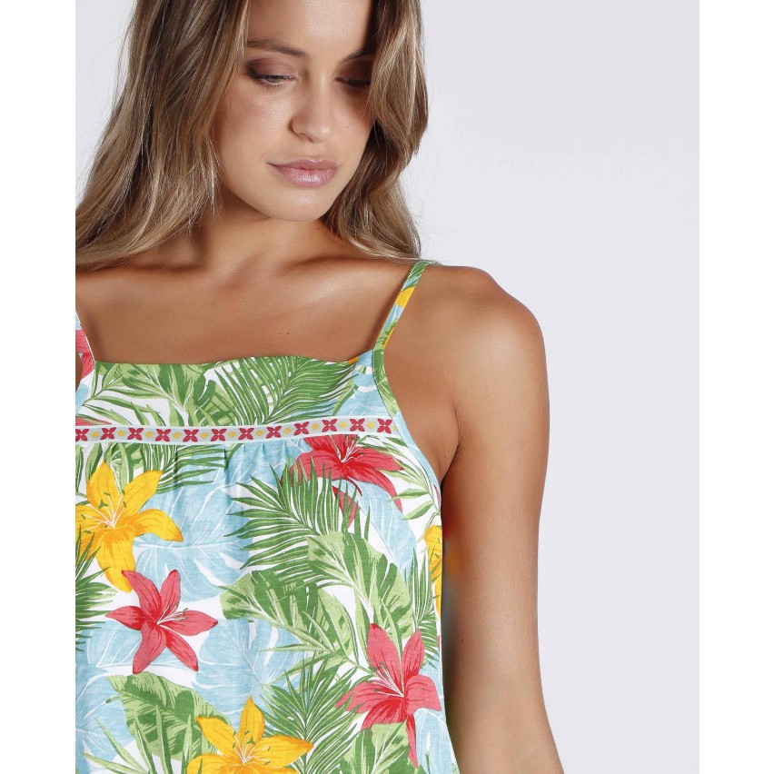 Abitino donna estivo Admas 51566 cotone floreale