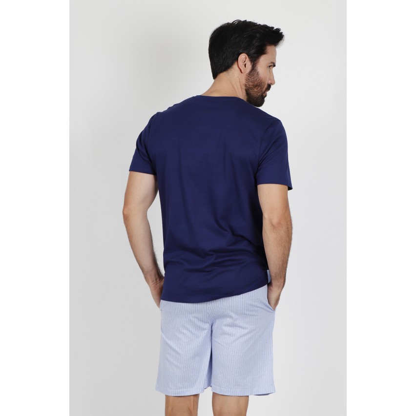 Pigiama uomo Admas 54036 corto cotone
