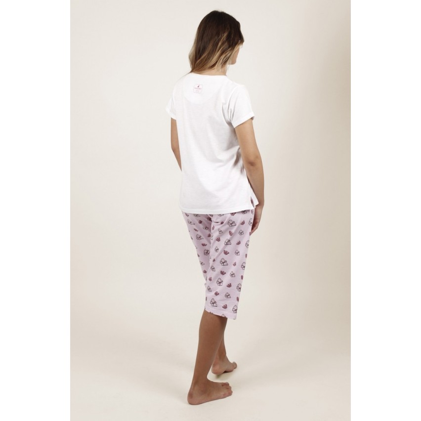 Pigiama da donna Santoro Gorjuss 54455 estivo in cotone 