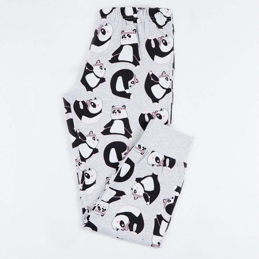 Pigiama bambina caldo cotone Admas 55207 panda