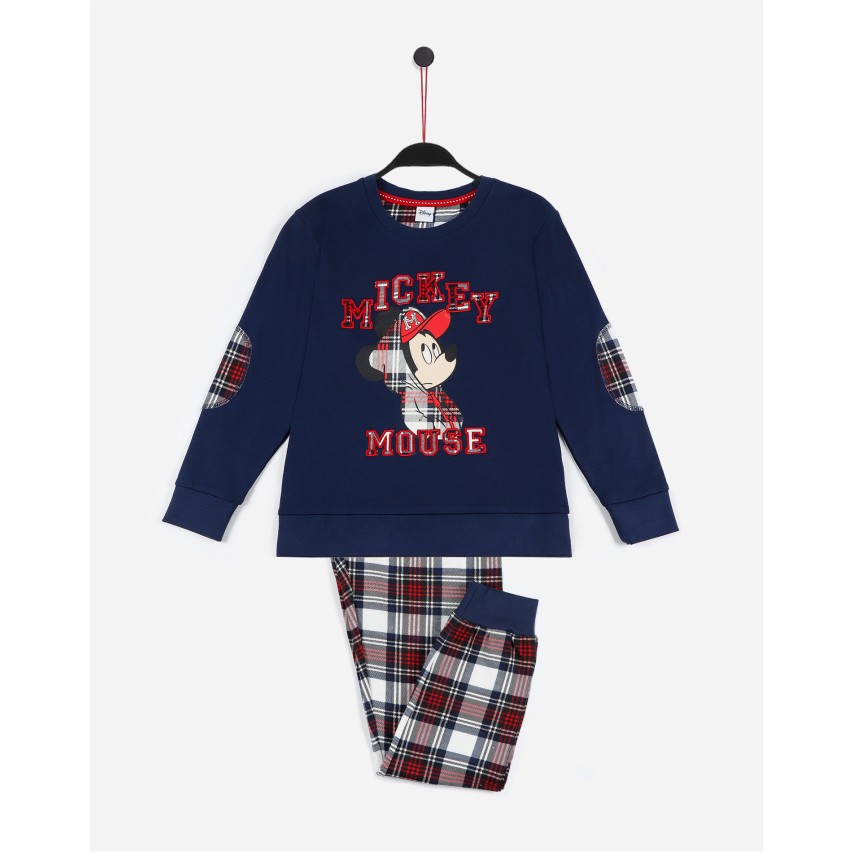 Pigiama bambina Disney 55474 caldo cotone blu