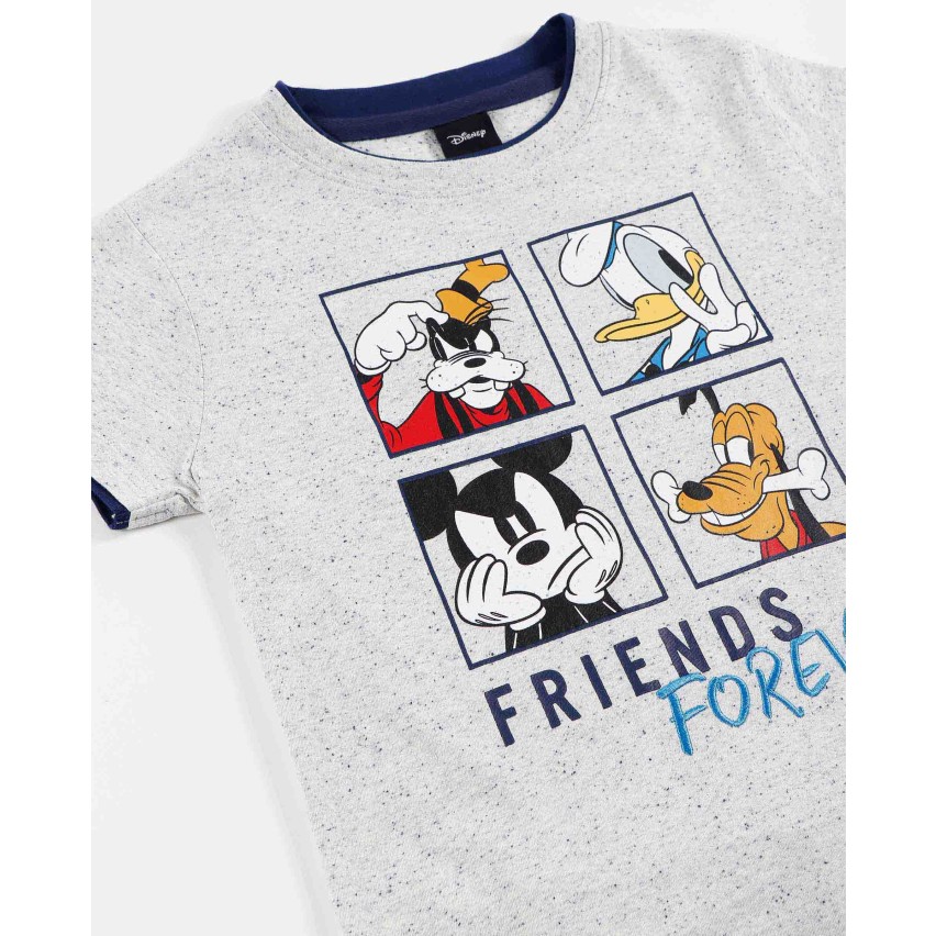 Pigiama bambino corto Disney 55483 stampato azzurro