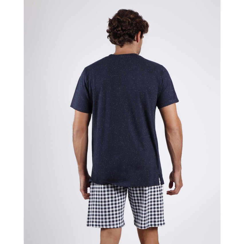 Pigiama uomo estivo Admas 55564 cotone navy