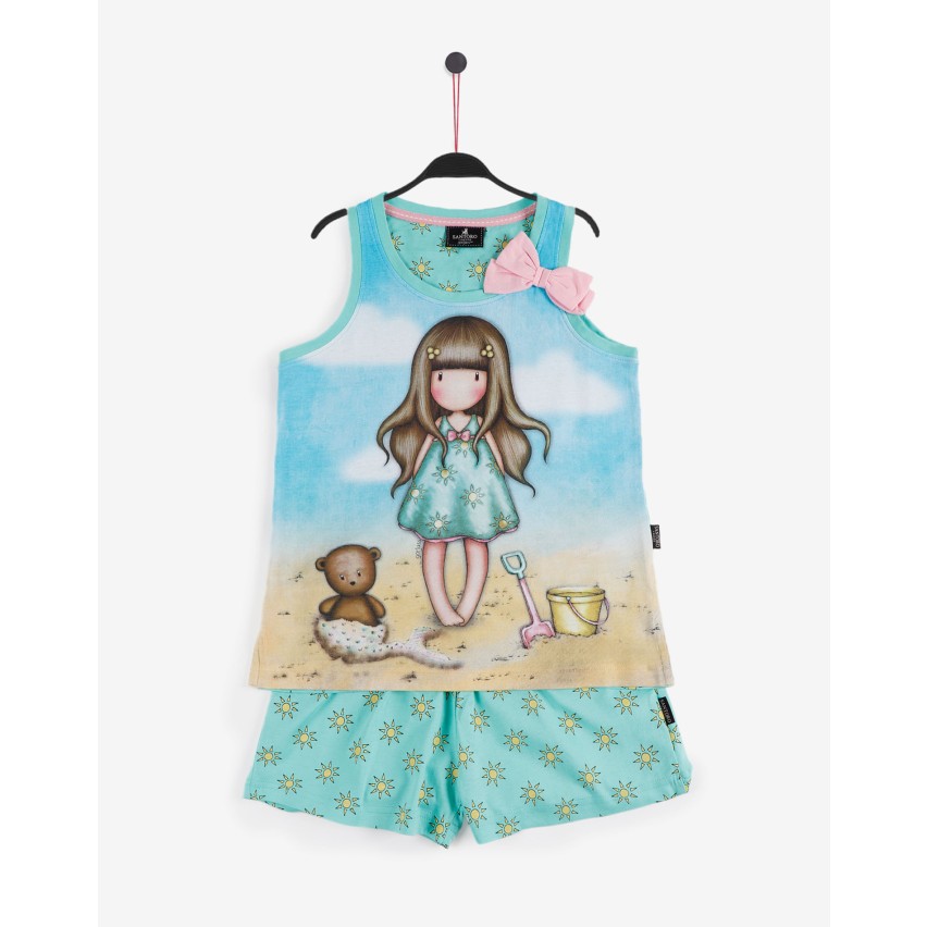 Pigiama bimba Santoro Gorjuss 55577 spalla larga